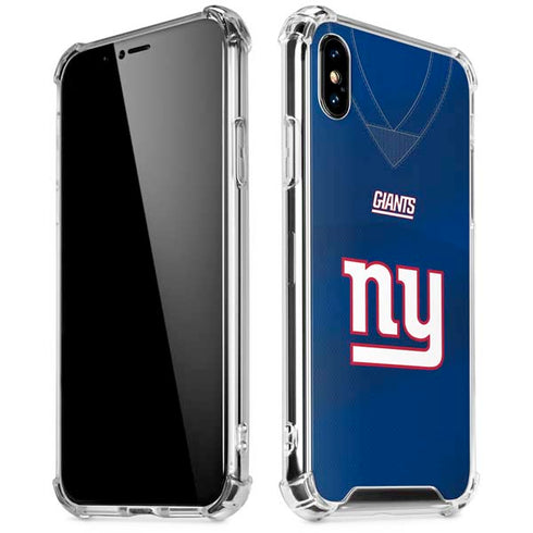 NFL New York Giants Team Jersey iPhone XS Max Clear Case
